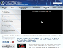 Tablet Screenshot of cchr.nl