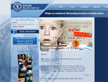 Tablet Screenshot of cchr.sk